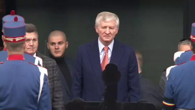 Miliardarul Rinat Ahmetov, omagiu pentru Mircea Lucescu și discurs de 10 minute la Arena Națională